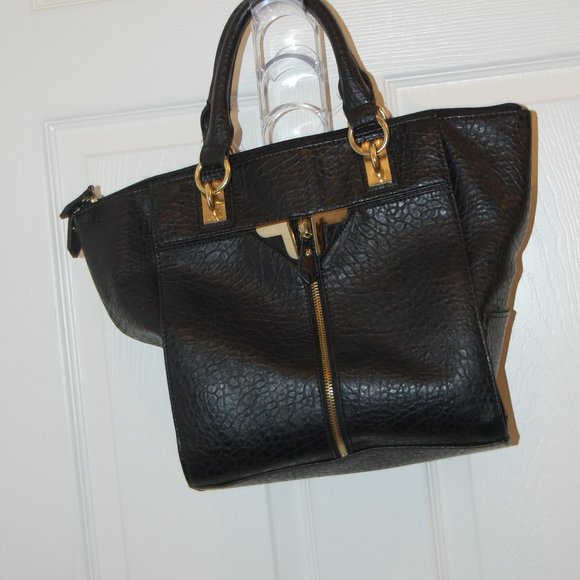 DANIELLE NICOLE  Man made materials Black Hand Bag - No Shoulder Straps - Picture 2 of 16
